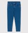 Boys' Eco-Friendly Regular Denim Trousers BLEU DELAVE blue