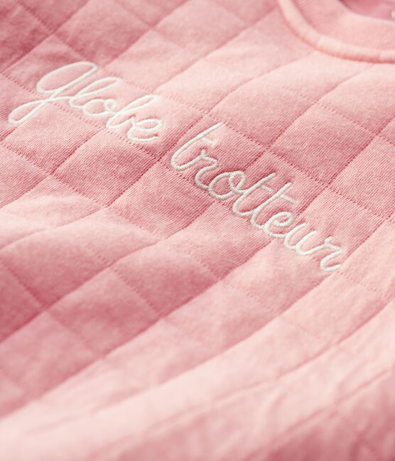 Babies' Organic Quilted Dress CHARME pink