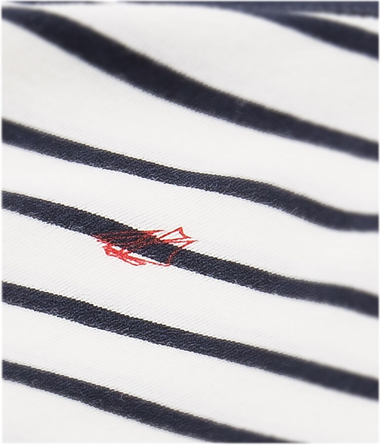 Boys' striped pyjamas white/blue