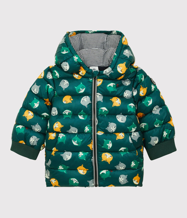 Babies' Quilted Jacket green/multicolor