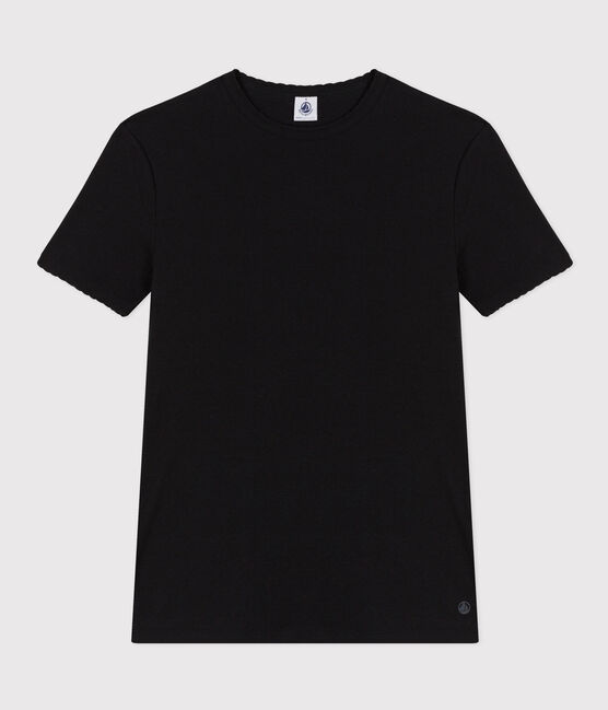 Women's Iconic Cocotte Stitch Cotton T-Shirt BLACK black