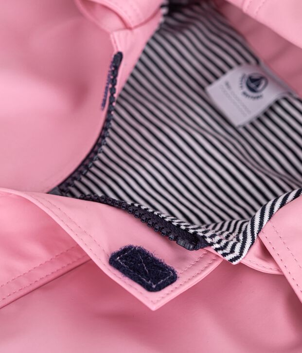 Babies' iconic plain raincoat pink