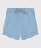 Babies' plain cotton shorts FLO blue