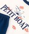 Boys' Crab Print Cotton Short Pyjamas MARSHMALLOW white/MULTICO white