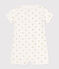 Babies' Palm Tree Patterned Cotton Playsuit MARSHMALLOW white/MULTICO white