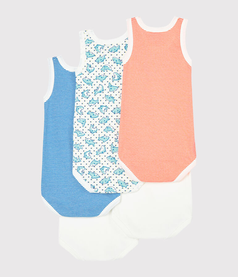 Baby Boys' Sleeveless Bodysuit - 2-Piece Set multicolor