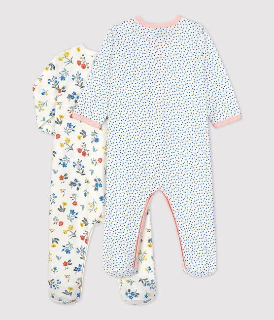 Floral Cotton Sleepsuits - 2-Pack variante 1