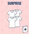 Girls' surprise set of short-sleeved T-shirts - 4-pack variante 1