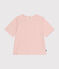 Women's Boxy tube knit T-shirt AVALANCHE pink/ROSELINE