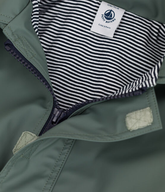 BABIES' ICONIC RECYCLED RAINCOAT THUYA green