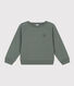 Boys' quilted tube knit sweatshirt