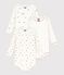 Pack of long-sleeved printed cotton bodies for babies multicolor