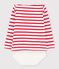Women's printed Heart T-shirt MARSHMALLOW white/SURF blue