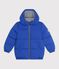 Children's plain puffer jacket blue