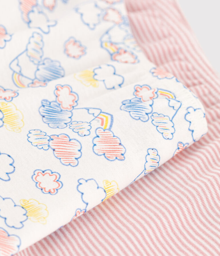 Children's Rainbow Pattern Cotton Hipsters- 2-Pack multicolor