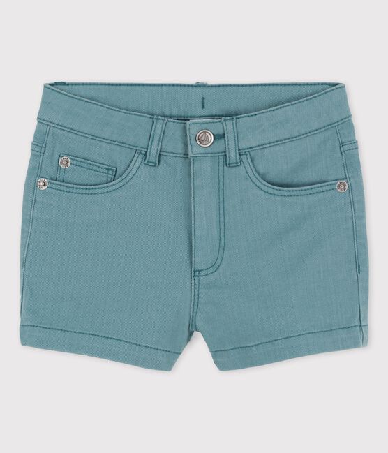 Girls' Denim Shorts BRUT green