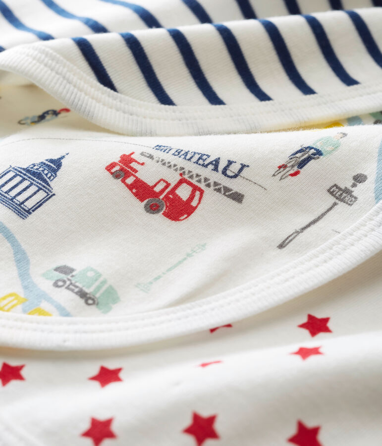 Baby boy's bib trio multicolor