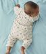 Babies' tube knit long jumpsuit