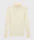 Women's Wool/Cotton Blend Polo Neck