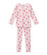 Girl's floral print pyjamas