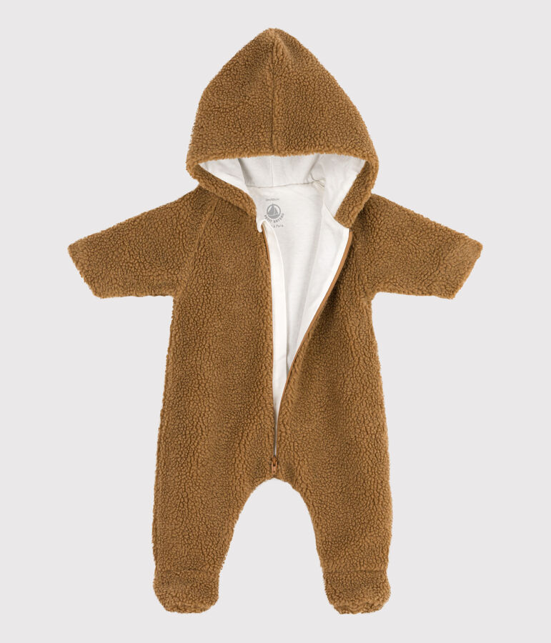 Sherpa Hooded Snowsuit brown
