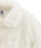 Girl's fake fur coat MARSHMALLOW white
