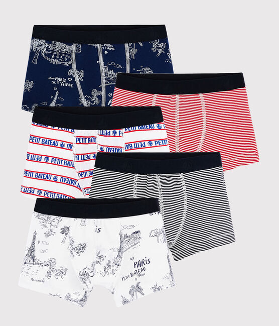 Boys' Toile de Jouy Paris Vests - 5-Pack variante 1