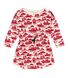 Girls' Long-Sleeved Patterned Fleece Dress