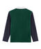 Boys' Rugby Polo Shirt SOUSBOIS green/SMOKING blue