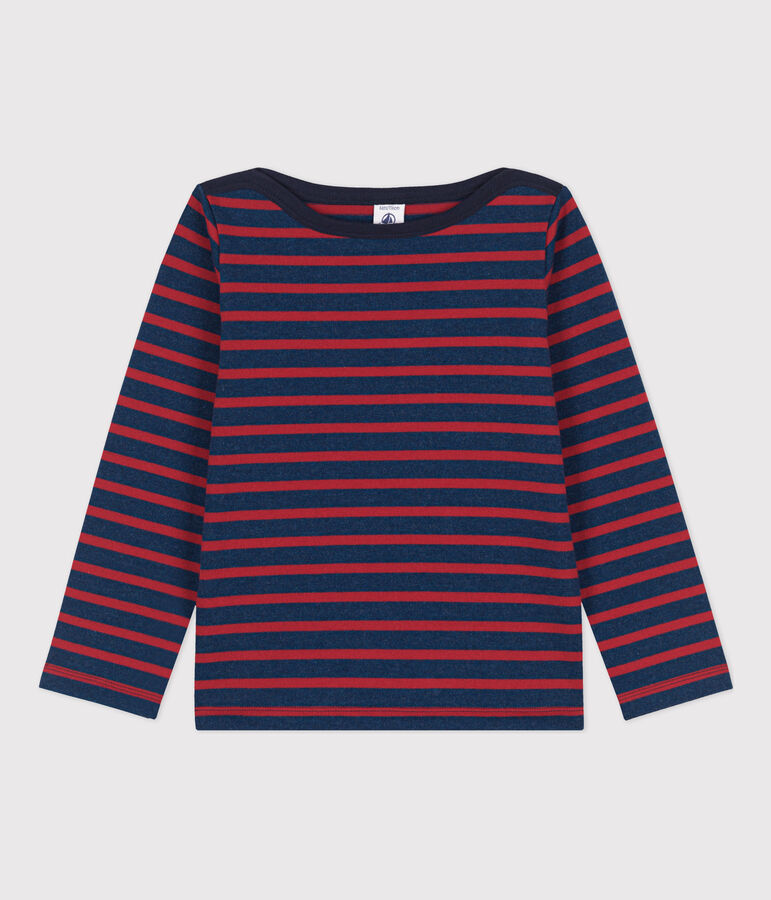 Children's Unisex Breton Top blue/red