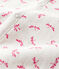 Babies' Ribbed Jumpsuit/Sleeping Bag MARSHMALLOW white/GROSEILLER pink