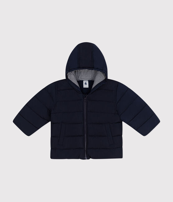 Babies' Fleece Lined Puffer Jacket SMOKING blue