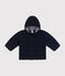 Babies' Fleece Lined Puffer Jacket SMOKING blue