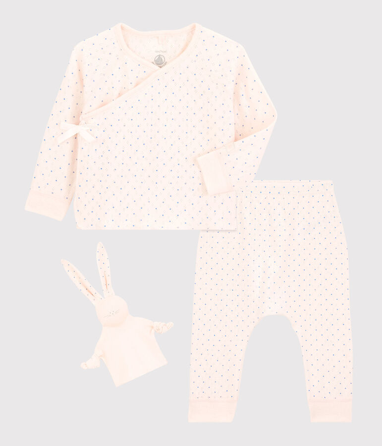 Baby Girls' Pink Organic Cotton Clothing - 3-Pack pink/blue