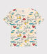 Boys' Short-Sleeved Patterned T-Shirt