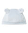 Newborn baby's unisex velours beanie cap FRAICHEUR blue