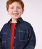 Children's plain denim shirt blue