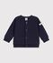 Babies' cardigan in thick cotton with a star motif SOIR