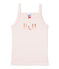 Pack of 2 girl's strap vests . white