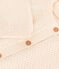 Girls' Cotton Cardigan AVALANCHE Ecru