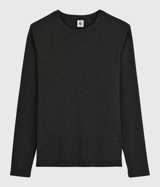 Women's Iconic Round-Neck Cotton T-Shirt CITY CHINE grey