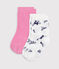 Babies' floral-print cotton socks - 2-Pack variante 1