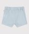Babies stripy cotton shorts white/blue