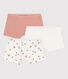 Girls' Floral Cotton Hipsters - 3-Pack