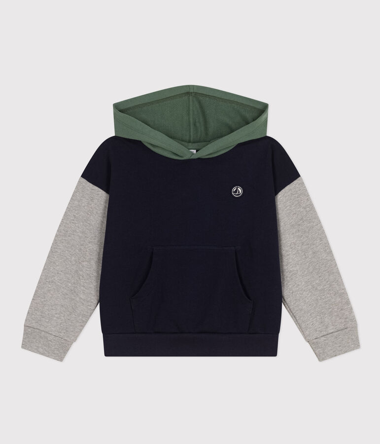 Boys' Fleece Hoodie blue/multicolor