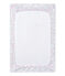 Baby girl's 120 x 60 fitted crib sheet ECUME white/MULTICO white
