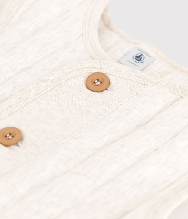 Children's Unisex Tube Knit Bodywarmer beige