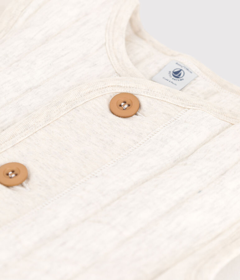 Children's Unisex Tube Knit Bodywarmer beige