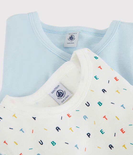 Boys' Long-Sleeved Organic Cotton T-Shirts - 2-Pack variante 1