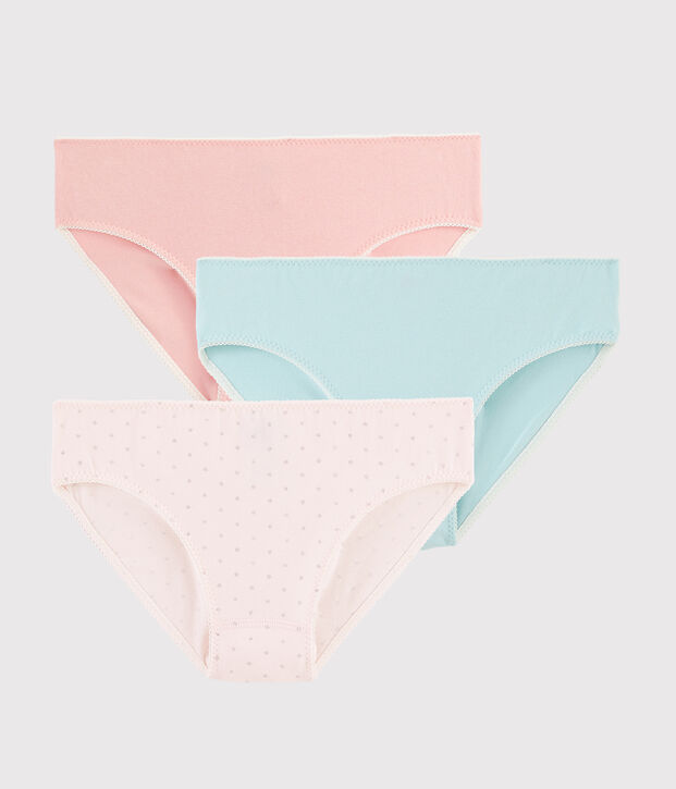 Girls' Glittery Knickers - 3-Piece Set multicolor